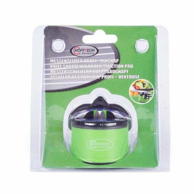 Hofftech Handige messenslijper met zuignap - vlijmscherp resultaat - kindvriendelijk - 60 mm x 50 mm x 60 mm