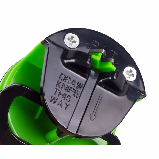 Hofftech Handige messenslijper met zuignap - vlijmscherp resultaat - kindvriendelijk - 60 mm x 50 mm x 60 mm