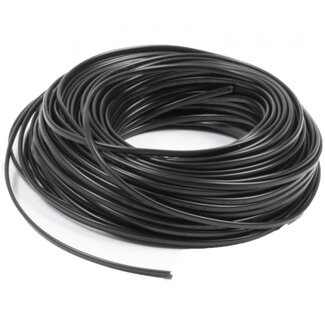 Topgear 2-polige aanhangwagenkabel - PVC - Flexibele lengte - 12V - Zwart