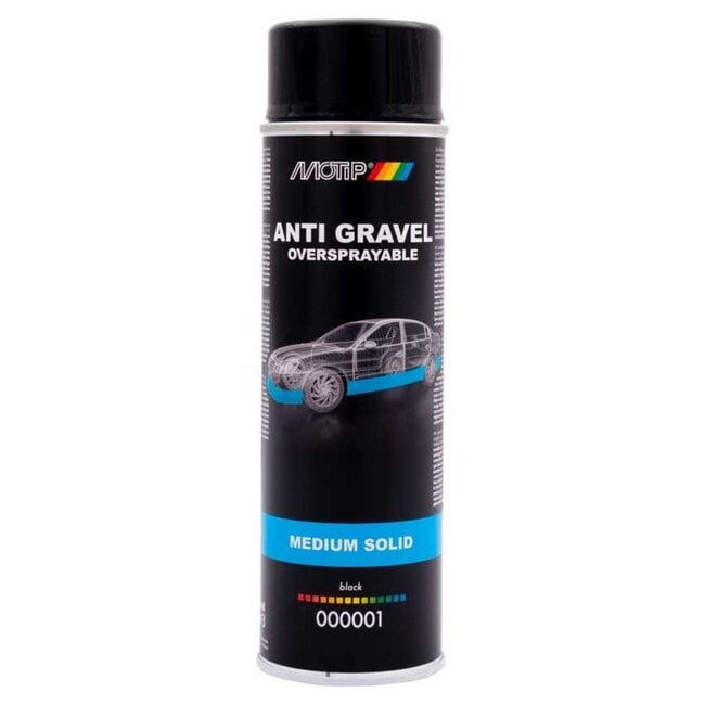 Topgear Anti Steenslag Medium Solid Zwart - 500 ml