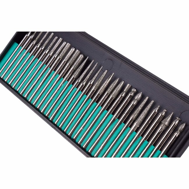 Benson Multitool diamantfrezen - 30-delige set - 3.2 mm - veelzijdig gebruik