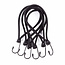Benson Set spanelastieken met haak - 20 cm - maximale rek 50% - 6 stuks
