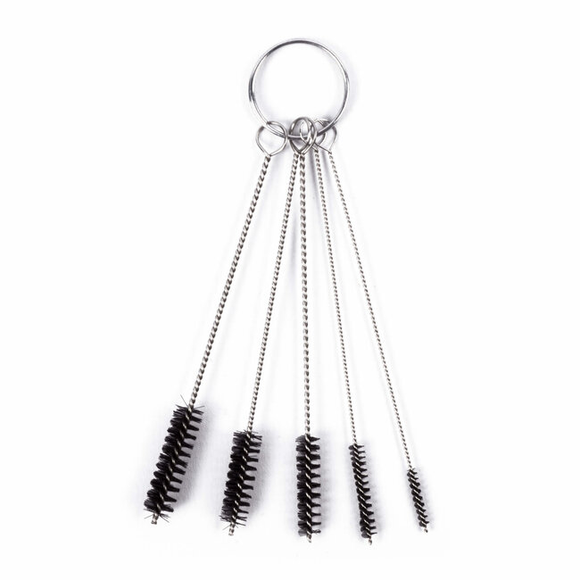 Benson Mini borstelset - 5 delig - 100 mm borsteltjes - voor moeilijk bereikbare plekken