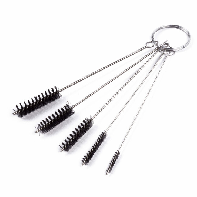 Benson Mini borstelset - 5 delig - 100 mm borsteltjes - voor moeilijk bereikbare plekken