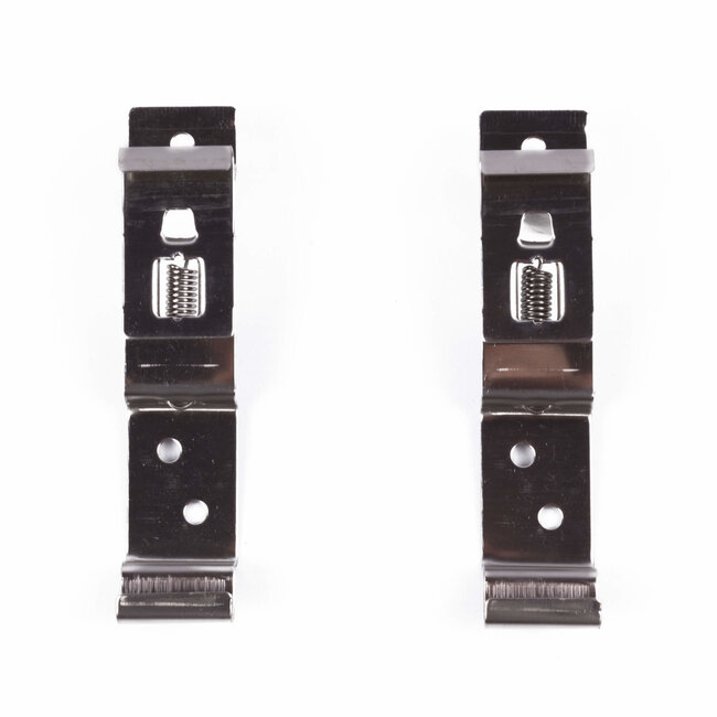 Benson Stevige RVS kentekenplaatklemmen - Set van 2 - Roestbestendig en duurzaam