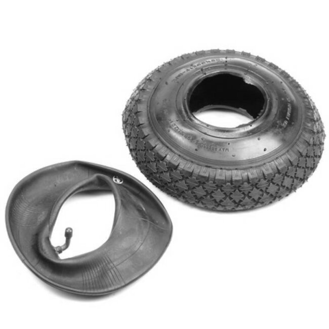 Topgear Binnen- en buitenband - Haaks ventiel - 3.00-4 - Ruitpatroon - PLY 4