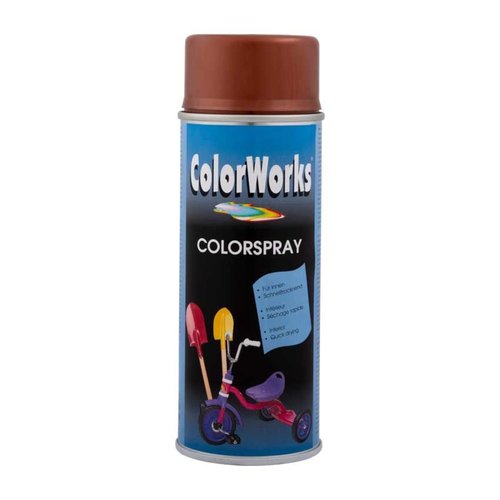 ColorWorks Verf Spuitbus - Spuitlak - Hoogglans Koper - 400 ml ColorWorks Verf Spuitbus - Spuitlak - Hoogglans Koper - 400 ml