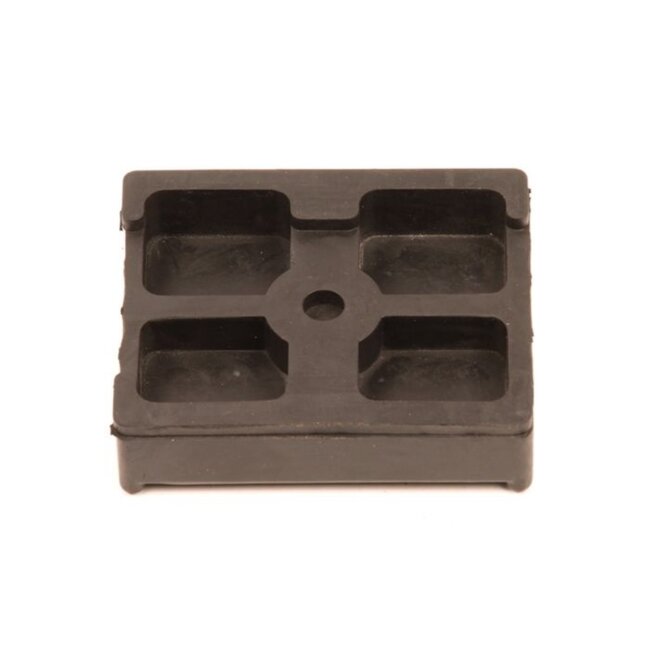 Topgear Rubberen zijsteun voor boottrailer - 120x100 mm - Voorgeboord bevestigingsgat