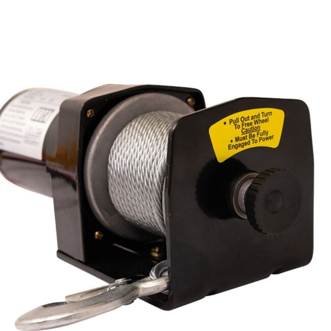 Topgear Elektrische lier - 900 kg trekkracht - 12V motor - 15m kabel - Inclusief afstandsbediening