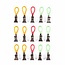 Benson Handdoekhouders - Klemlippen - 15 stuks - Kunststof/Metaal - Rubberen Coating