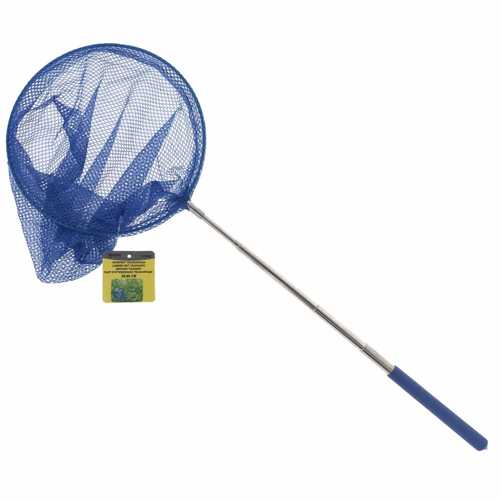 Heissner vijver schepnet vis met telescoopsteel 105-195 cm - Voor 22.00 uur besteld, morgen in huis