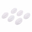 Benson Zelfklevende handdoekhaken - wit - ovaal - 6 stuks