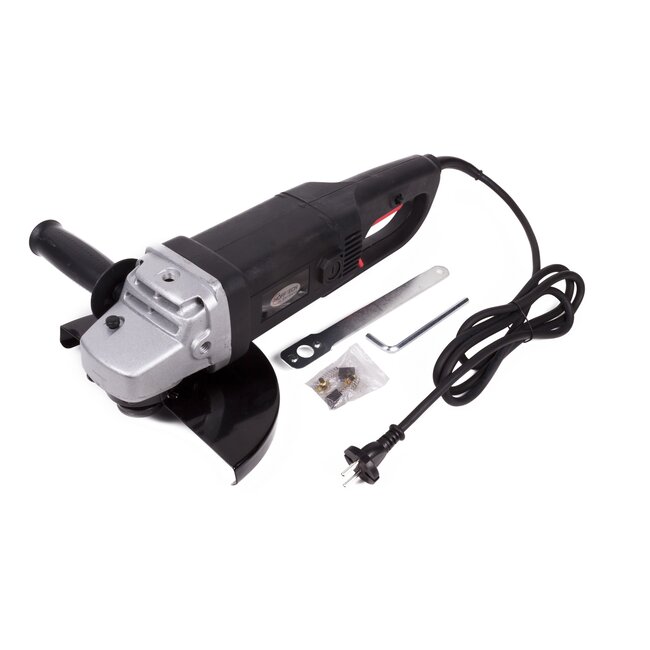 Hofftech Krachtige haakse slijper - 230 mm - 2000W - Veiligheidsschakelaar - Soft start - Drie handgreepposities