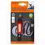 Benson Fietslamp met USB-oplader - COB LED - Rood - 80 Lumen - Waterdicht