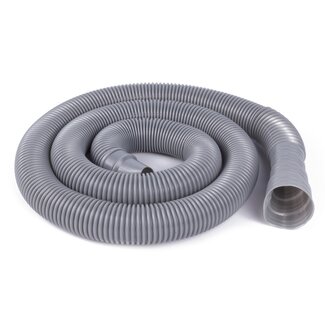 Benson Afvoerslang wasmachine - flexibel - 150 cm - grijs