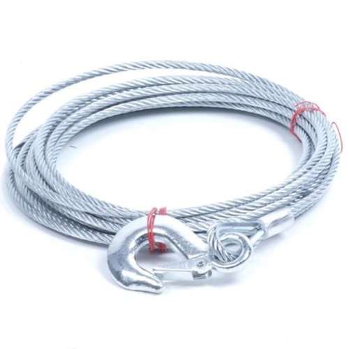 Topgear Lierkabel met Haak - 6 mm x 10 meter Topgear Lierkabel met Haak - 6 mm x 10 meter