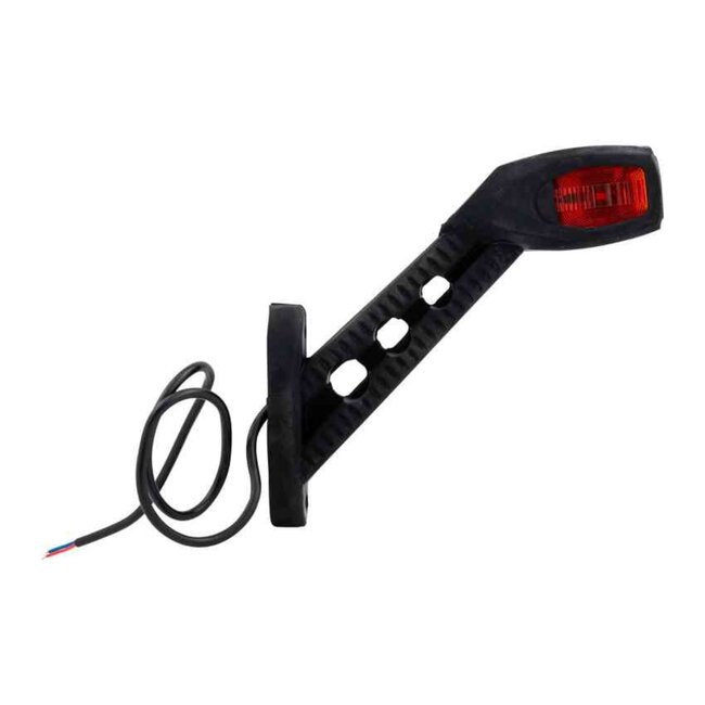 Topgear LED Breedtelamp - Schuine 45° Positie - Rood/Wit/Oranje - Rechts