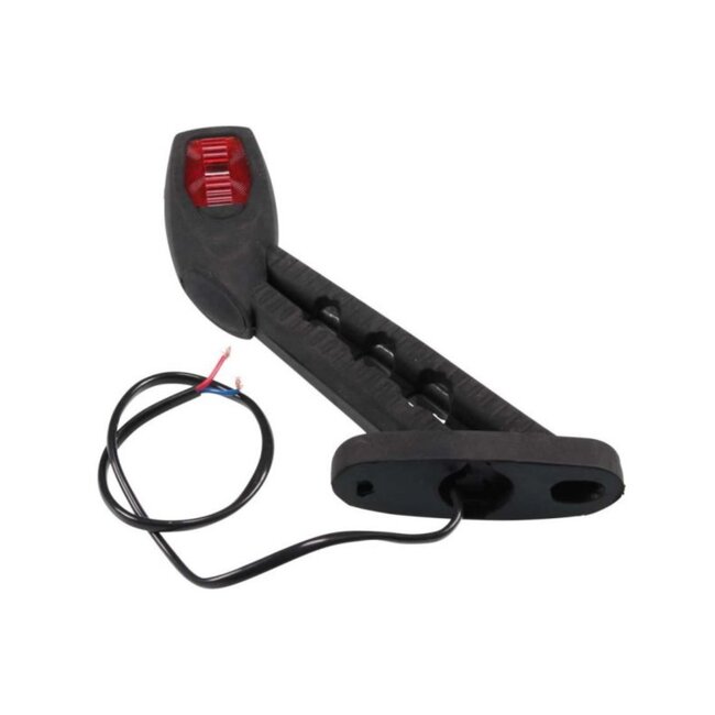 Topgear LED Breedtelamp - Schuine 45° Positie - Rood/Wit/Oranje - Rechts