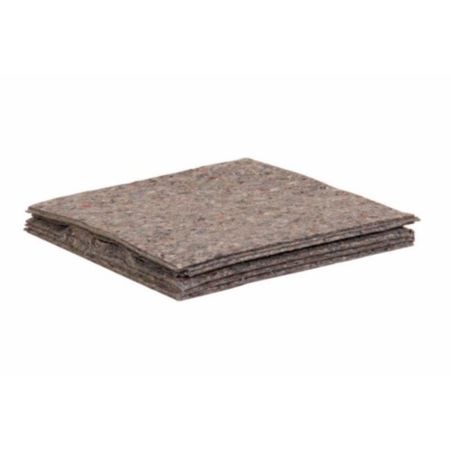 Topgear Poetsdoek - Niet geweven - Gerecycled katoen - 40x40 cm - Grijs - 10 stuks