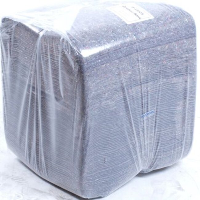 Topgear Poetsdoek - Niet geweven - Gerecycled katoen - 40x40 cm - Grijs - 10 stuks