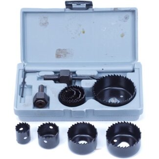 Topgear Gatenzaagset - 11-delig - Voor Hout en Metaal - Inclusief Opbergkoffer Topgear Gatenzaagset - 11-delig - Voor Hout en Metaal - Inclusief Opbergkoffer