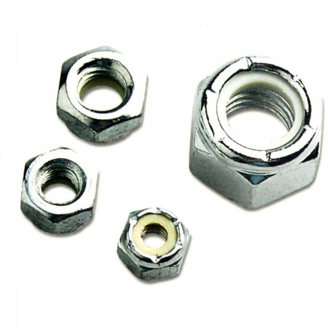 Topgear Zelfborgende moerenset - 150-delig - Verzinkt - Diverse maten - Inclusief opbergdoos