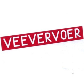 Topgear Veevervoer Aluminium Bord 68 x 11.5 cm