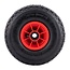Tarsus Reservewiel - Luchtband - Rood - 260 mm - Kunststof Velg