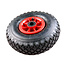 Tarsus Reservewiel - Luchtband - Rood - 260 mm - Kunststof Velg