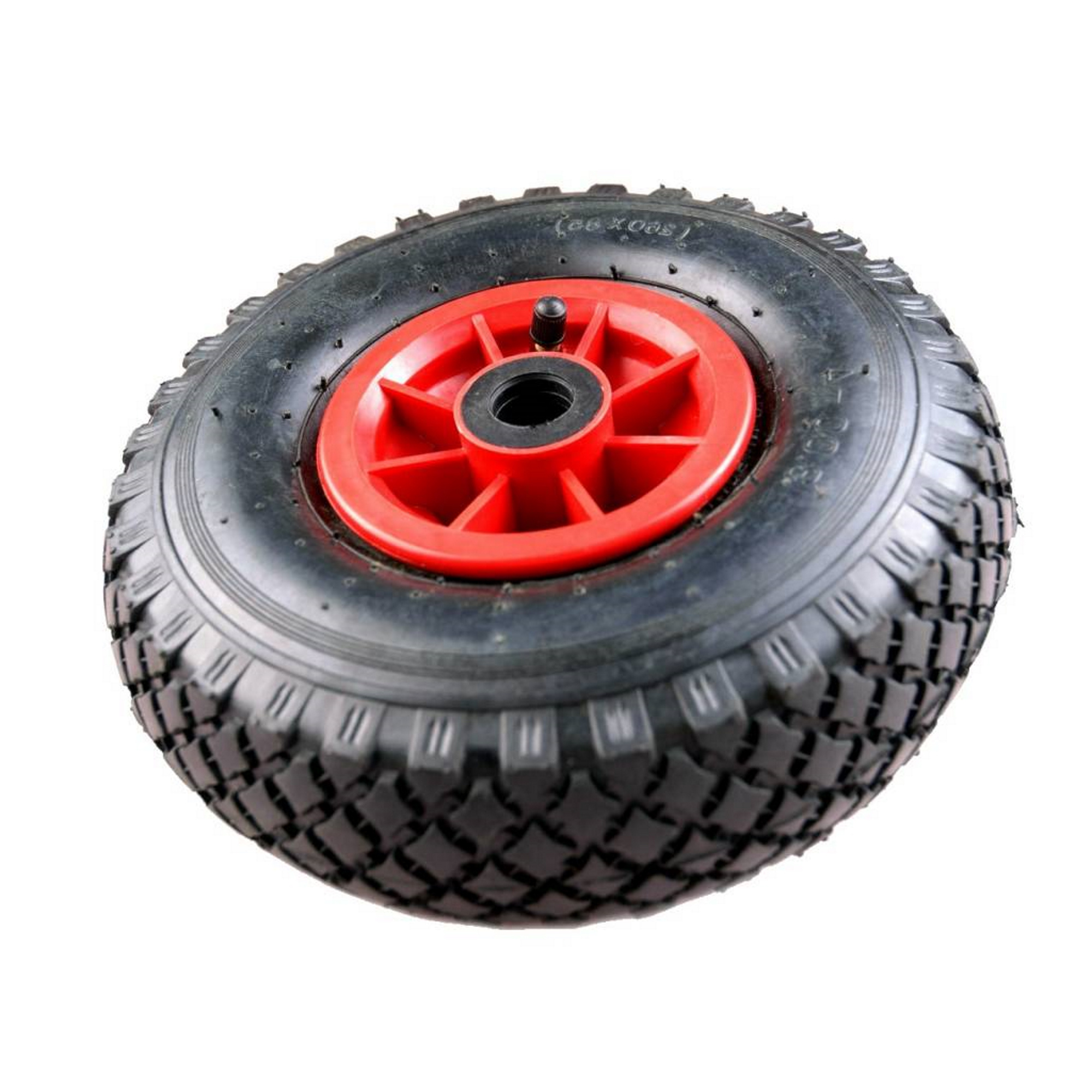 KOVA 2 stuks steekwagenbanden 3.00-4, 260 x 85, banden met binnenband en wiel voor 20 mm as