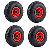 Tarsus Wiel 3.00 - 4 - 260 x 85 mm - Steekwagen - Bolderkar - 4 stuks Tarsus Wiel 3.00 - 4 - 260 x 85 mm - Steekwagen - Bolderkar - 4 stuks