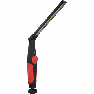 Hofftech 2-in-1 LED looplamp en zaklamp - dimbaar - 2000 mAh - 5 watt - met magneet en draaibare voet
