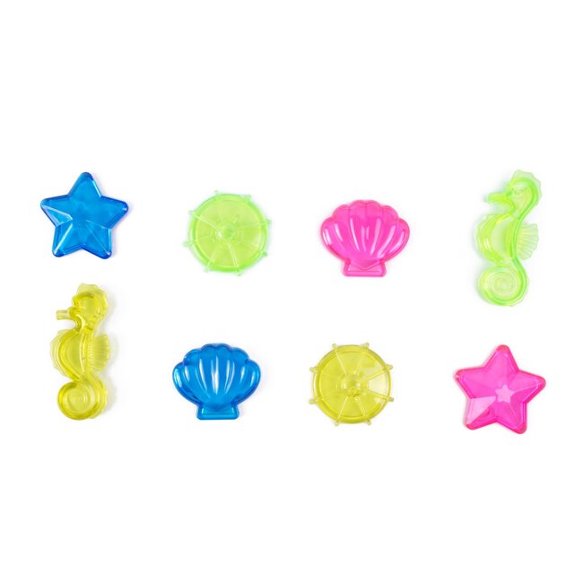 Benson Duikdiamanten - kleurrijk duikspeelgoed - 8 stuks - voor zwemvaardigheden
