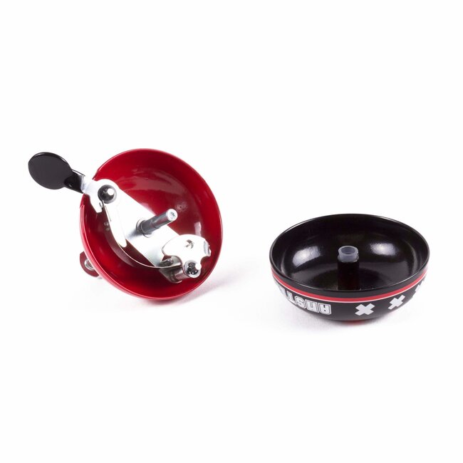 Benson Fietsbel - Ding-Dong geluid - Ø65 mm - Amsterdamse vlag - Zwart