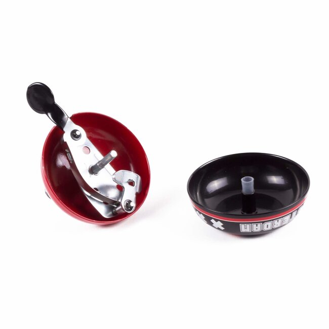 Benson Fietsbel - Ding-Dong geluid - Ø80 mm - Zwart met Amsterdamse vlag