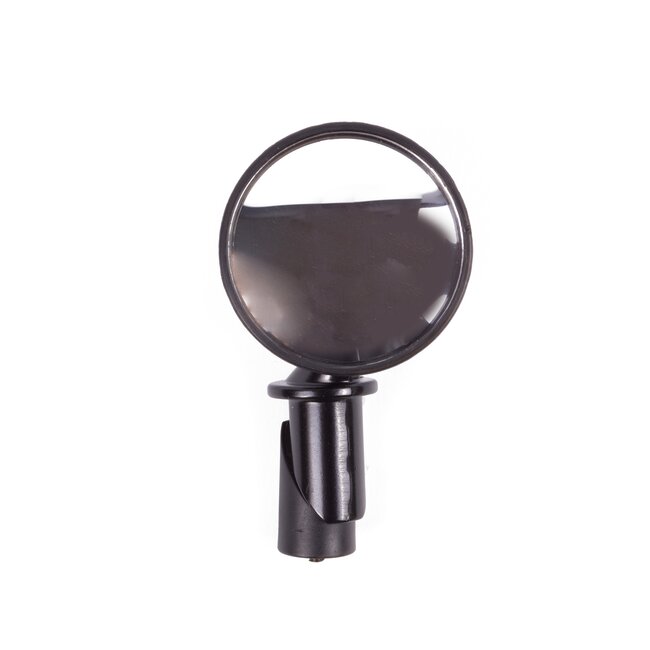 Benson Ronde fietsspiegel - 360 graden draaibaar - Ø 51 mm - zwart - stuureind bevestiging