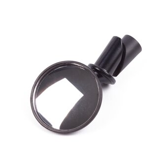 Benson Ronde fietsspiegel - 360 graden draaibaar - Ø 51 mm - zwart - stuureind bevestiging