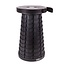 Benson Opvouwbare kruk - draagbaar en compact - zwart - 45 cm - 120 kg