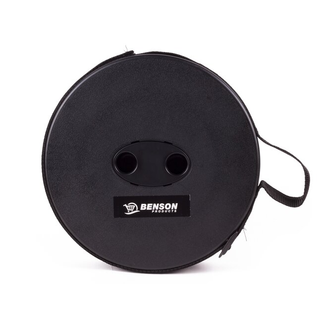 Benson Opvouwbare kruk - draagbaar en compact - zwart - 45 cm - 120 kg
