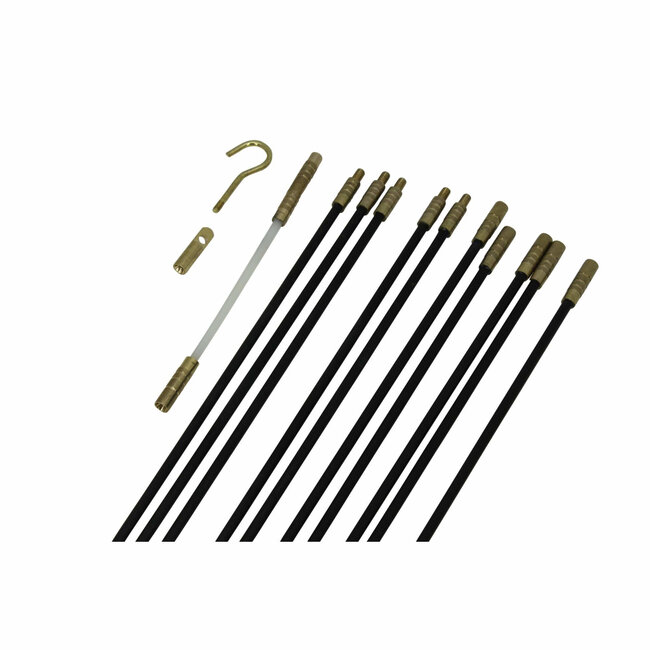 Benson Kabeltrekset - 10 meter - Inclusief haak en flexi-wisselaar