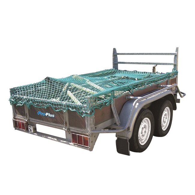Benson Elastisch aanhangwagennet - 1.40 x 2.50 m - UV-bestendig - Inclusief opbergtas