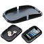 Benson Antislip pad voor smartphone - opstaande rand - 186 x 112 x 20 mm - zwart
