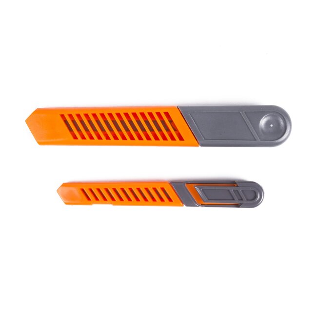 Benson 12-delige afbreekmessenset - ergonomisch ontwerp - reserve mesjes 9 en 18 mm - hoge drukkracht