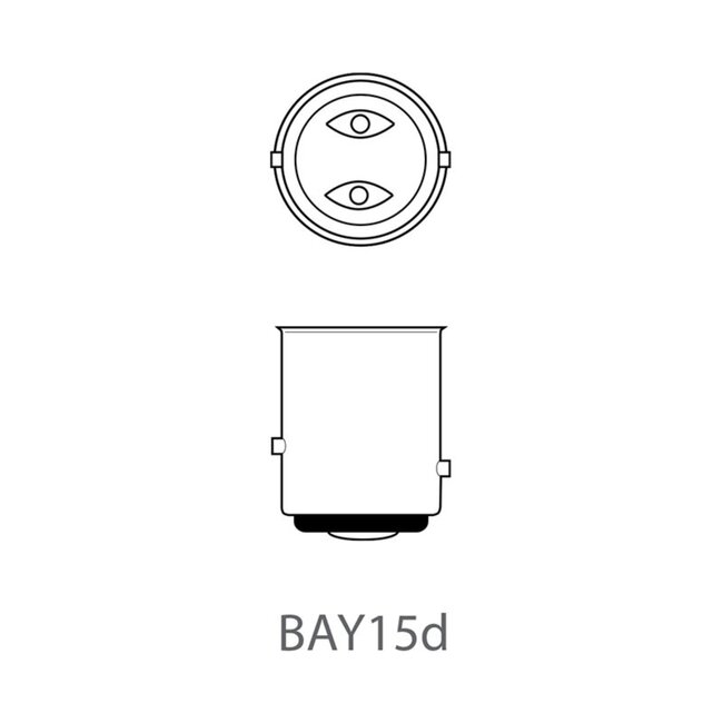Dragon-Tools Autolamp - 12 Volt - 21/5 Watt - BAY15D - Wit Licht - 10 stuks