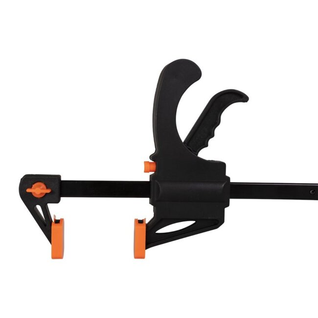 Topgear Snelklem - Kunststof - 150 mm - Zwart - Efficiënt en Eenvoudig Gebruik