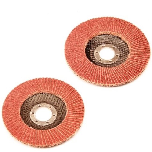 Topgear Staalborstel en schuurset - 4-delig - Lamellenschijven en komborstel - Efficiënt schuren en reinigen