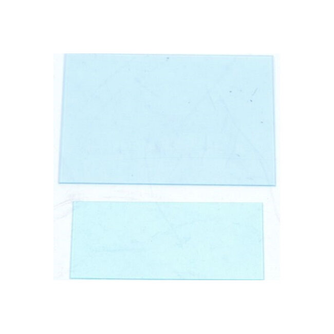 Topgear Reserve ruitjes voor lashelm - 2 stuks - Diverse afmetingen