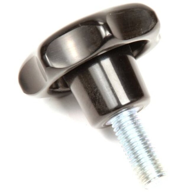 Topgear Sterknop bakeliet - M12 x 30 mm - Ø63 mm - Zwart