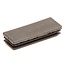 Topgear Rechthoekige insteekdop - 80 x 30 mm - zwarte PE - platte kop