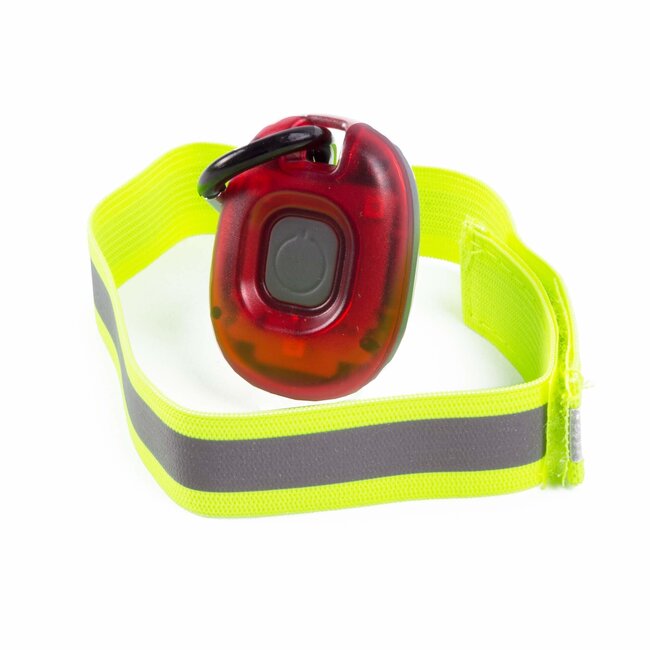 Benson Reflecterende armband - LED licht - Karabijnhaak - Inclusief batterij